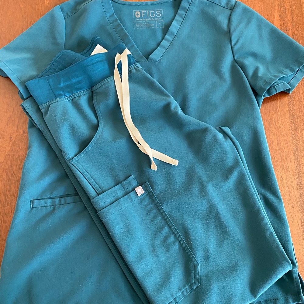 Figs Scrub Set (Teal)